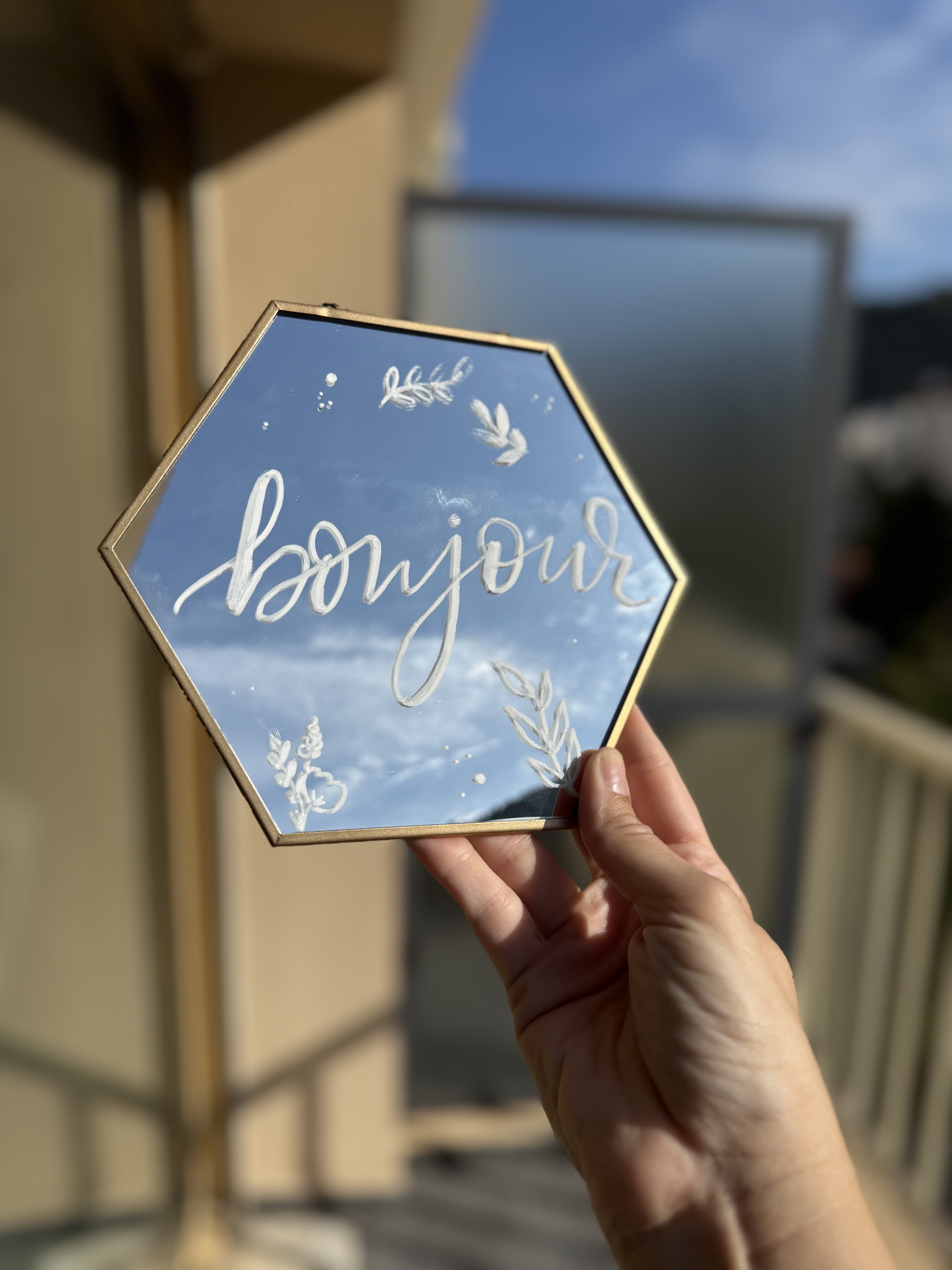 Gravure sur Miroir