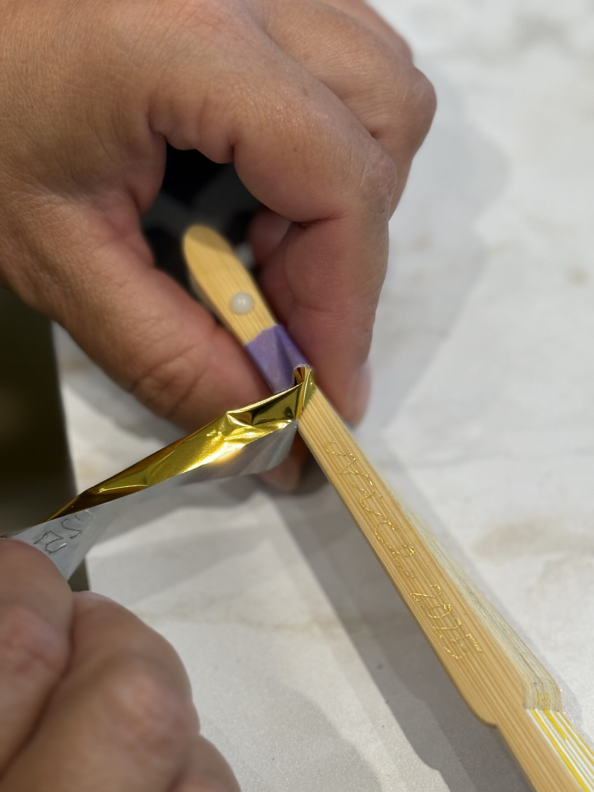 Gravure sur bois marquage a chaud