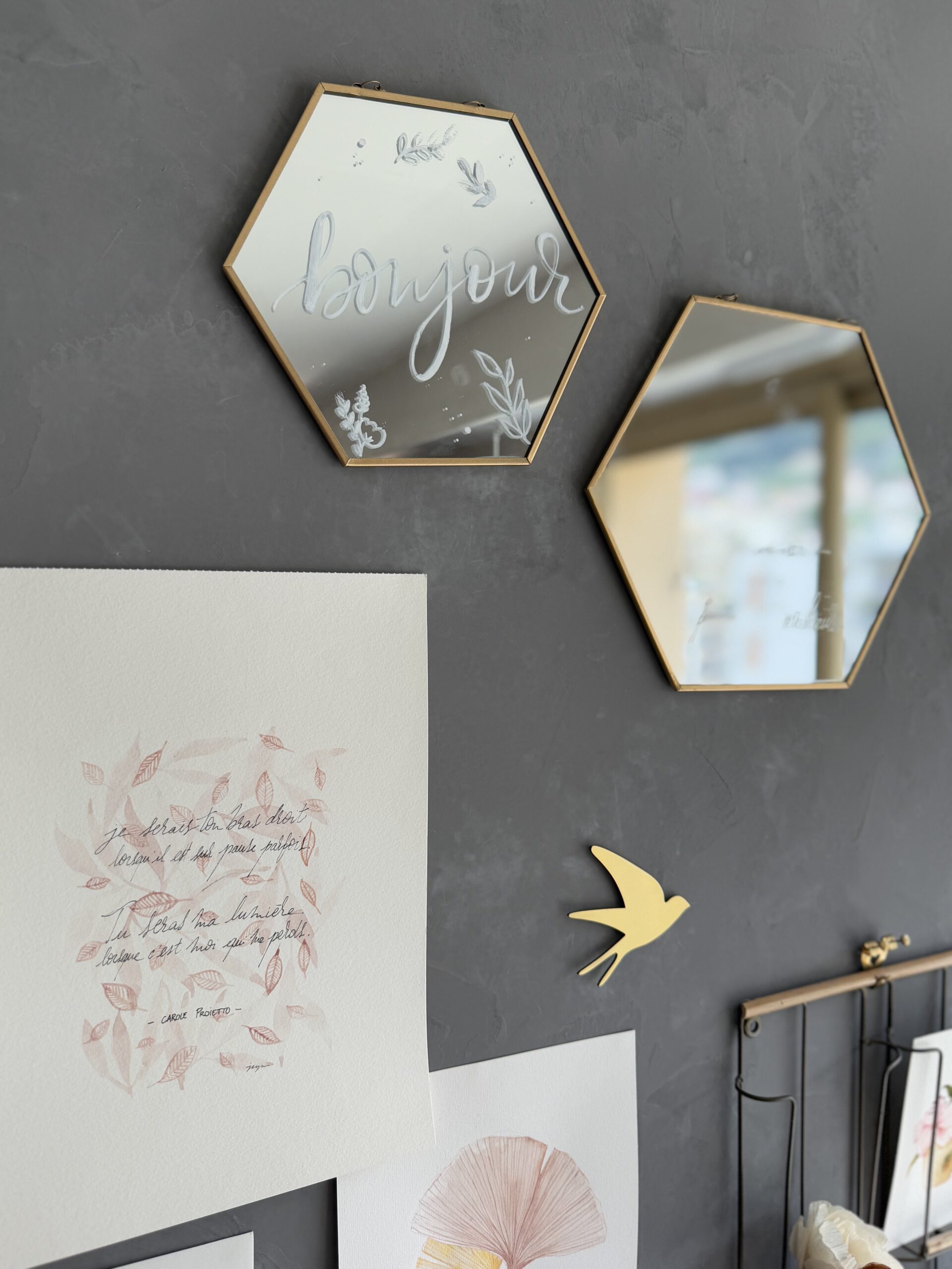 Gravure sur Miroir