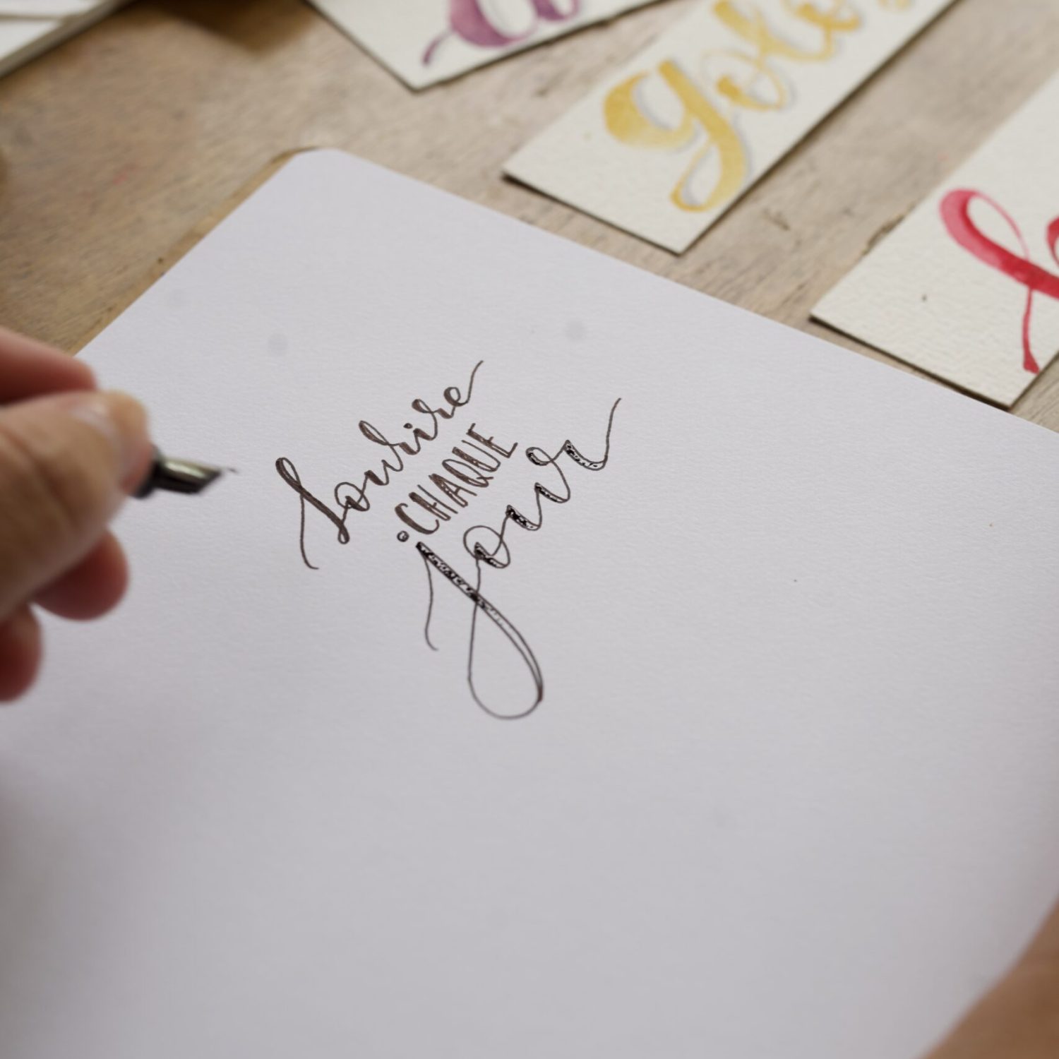 artiste calligraphe Nice
