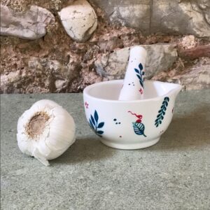 Mortier petit porcelaine - collection BLEUE