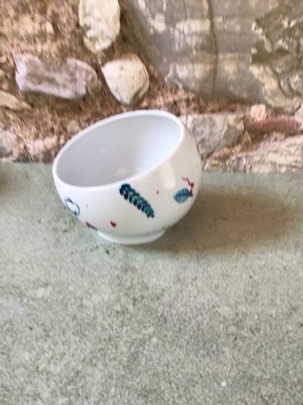 Bol Incliné porcelaine - collection BLEUE – Image 2