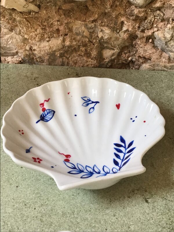 Coquillage en porcelaine - collection BLEUE – Image 4