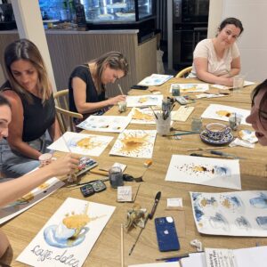 Atelier Aquarelle au café