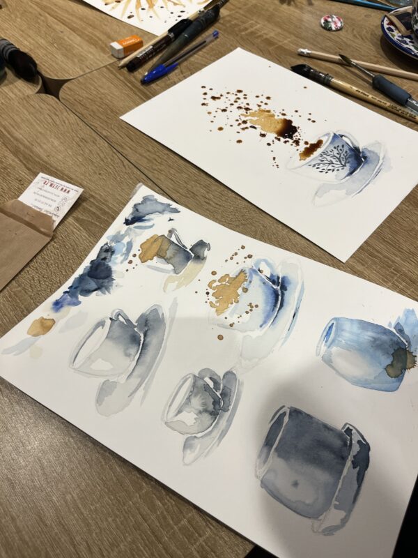 Atelier Aquarelle au café – Image 3