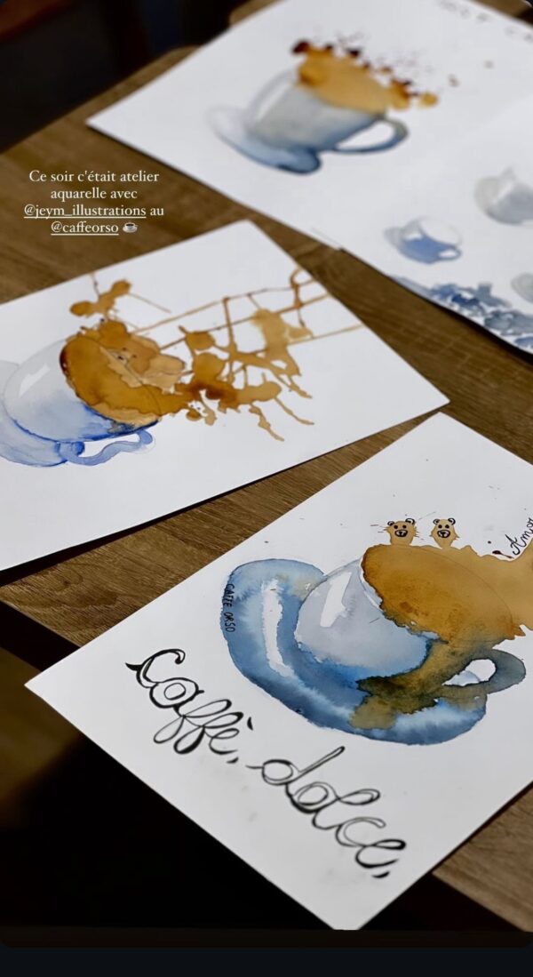 Atelier Aquarelle au café – Image 5
