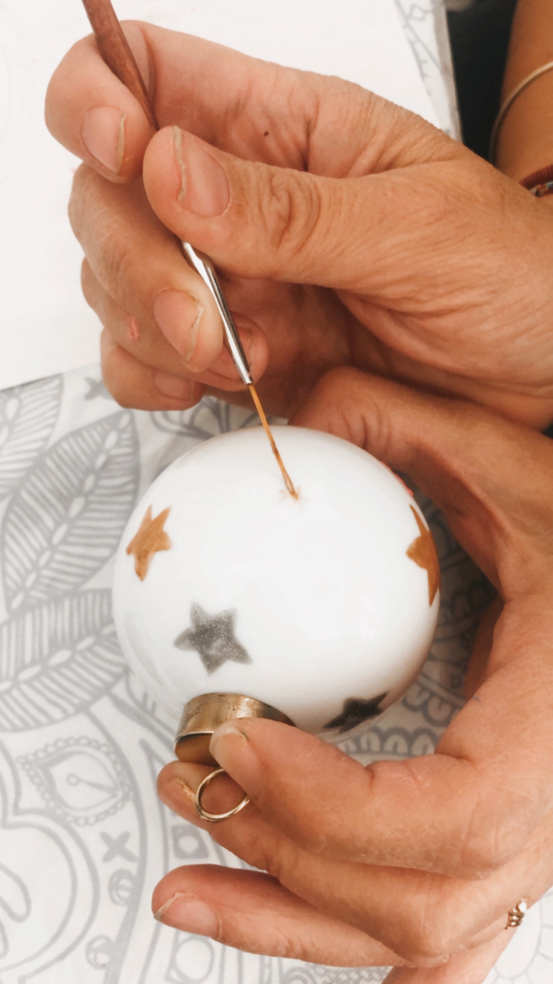 Atelier peinture Boule de Noël Céramique – Image 6