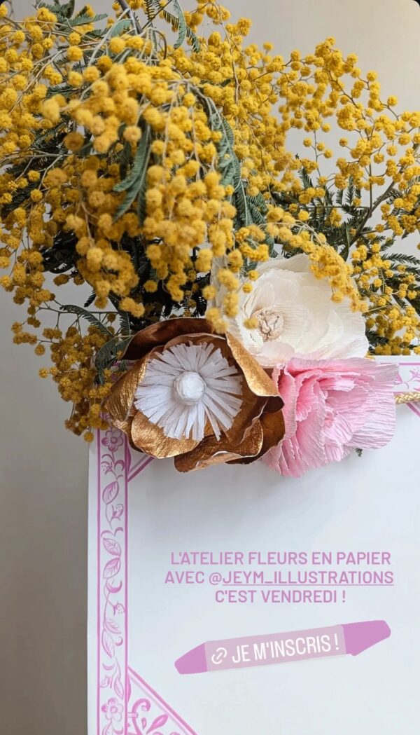 Atelier Fleur en papier réaliste – Image 3