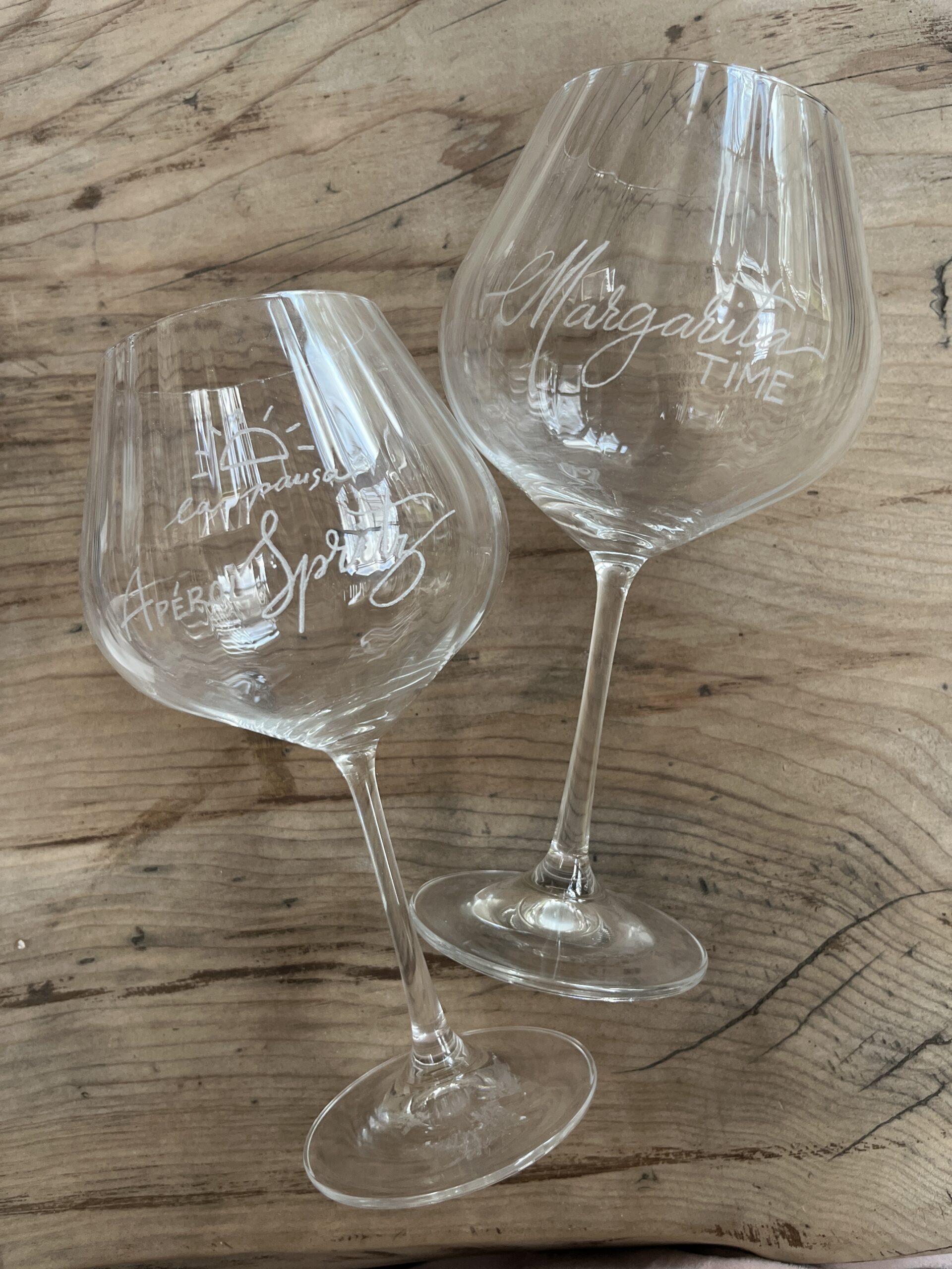 Gravures sur verres