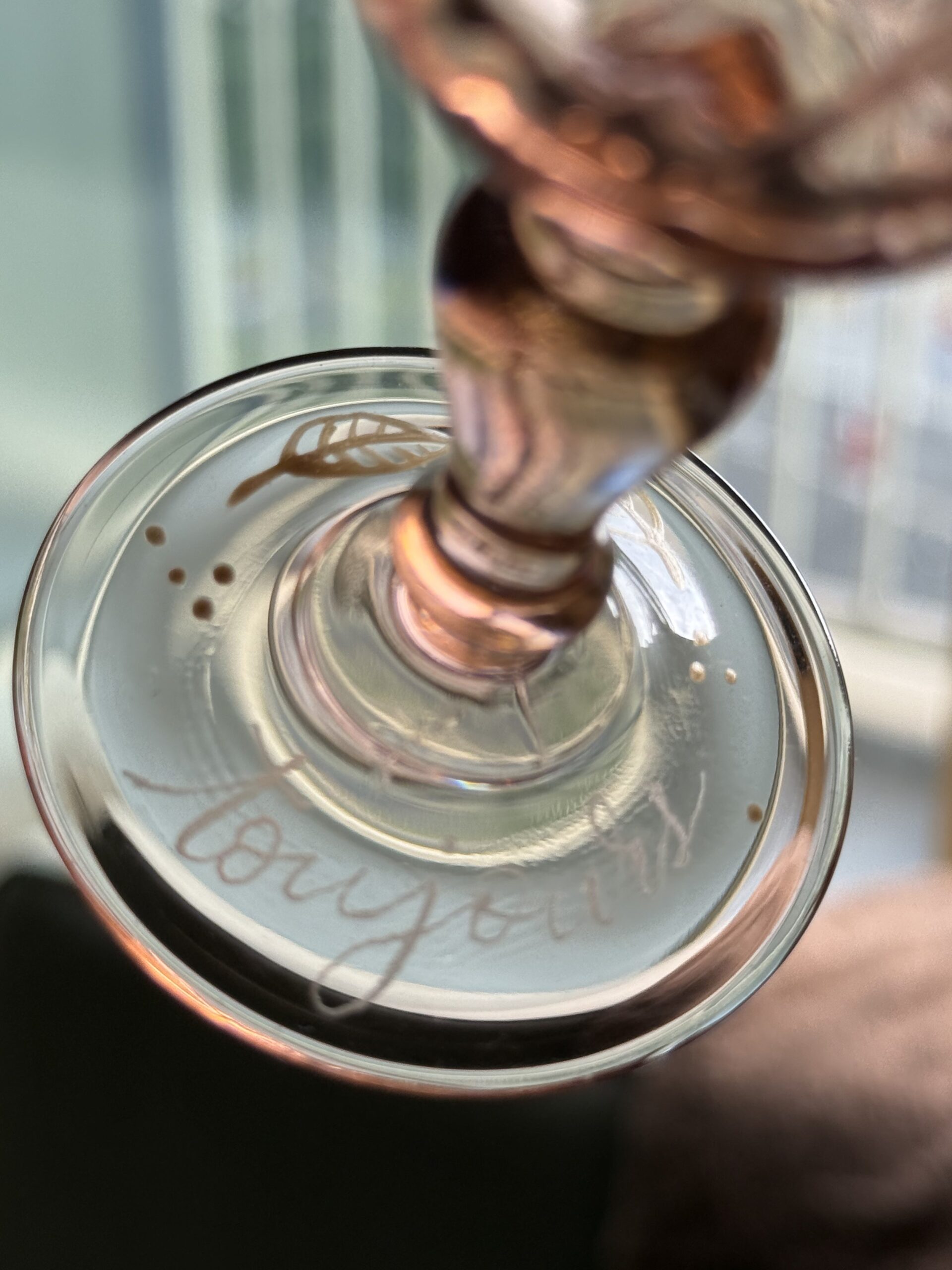 gravure sur verre