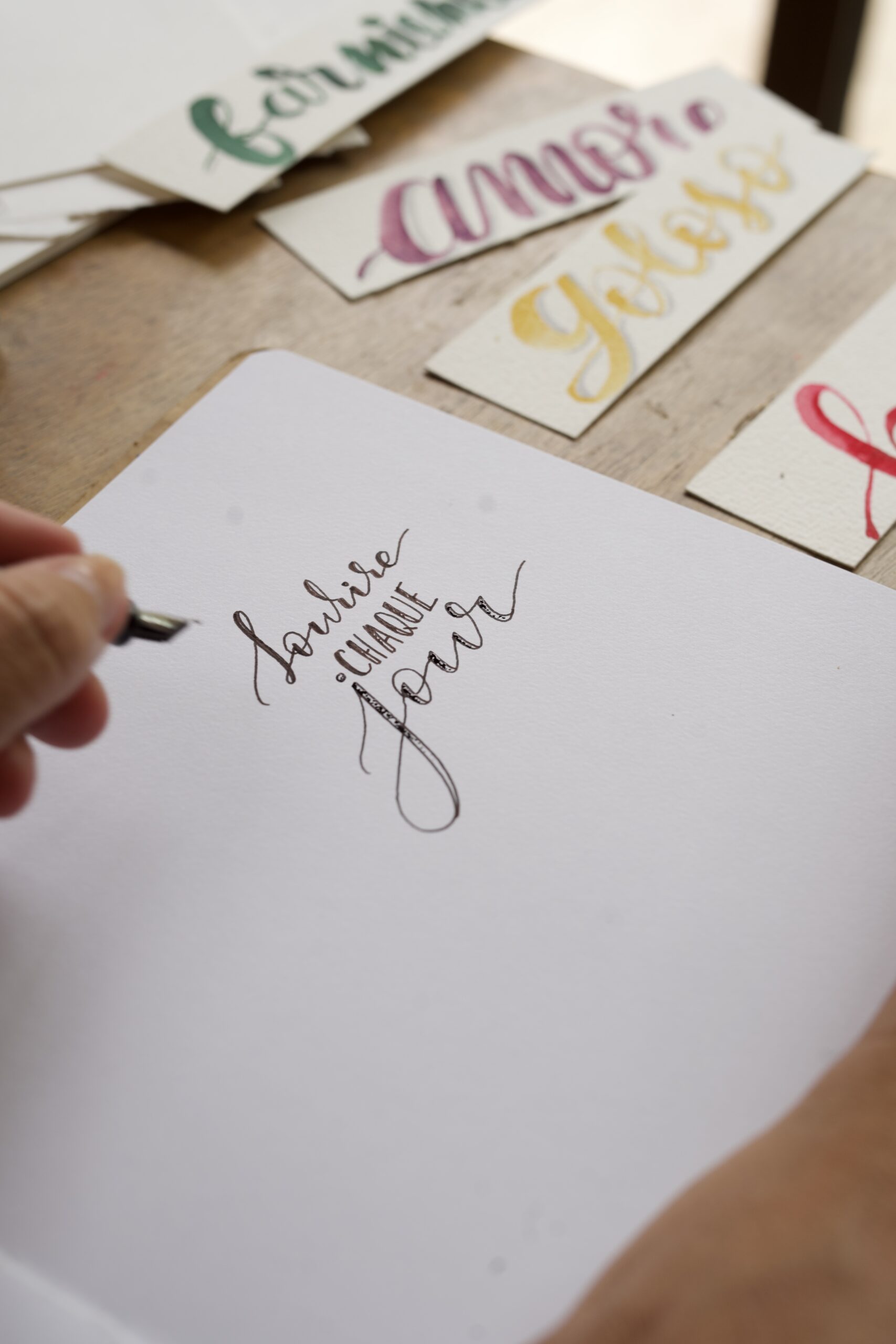 artiste calligraphe Nice