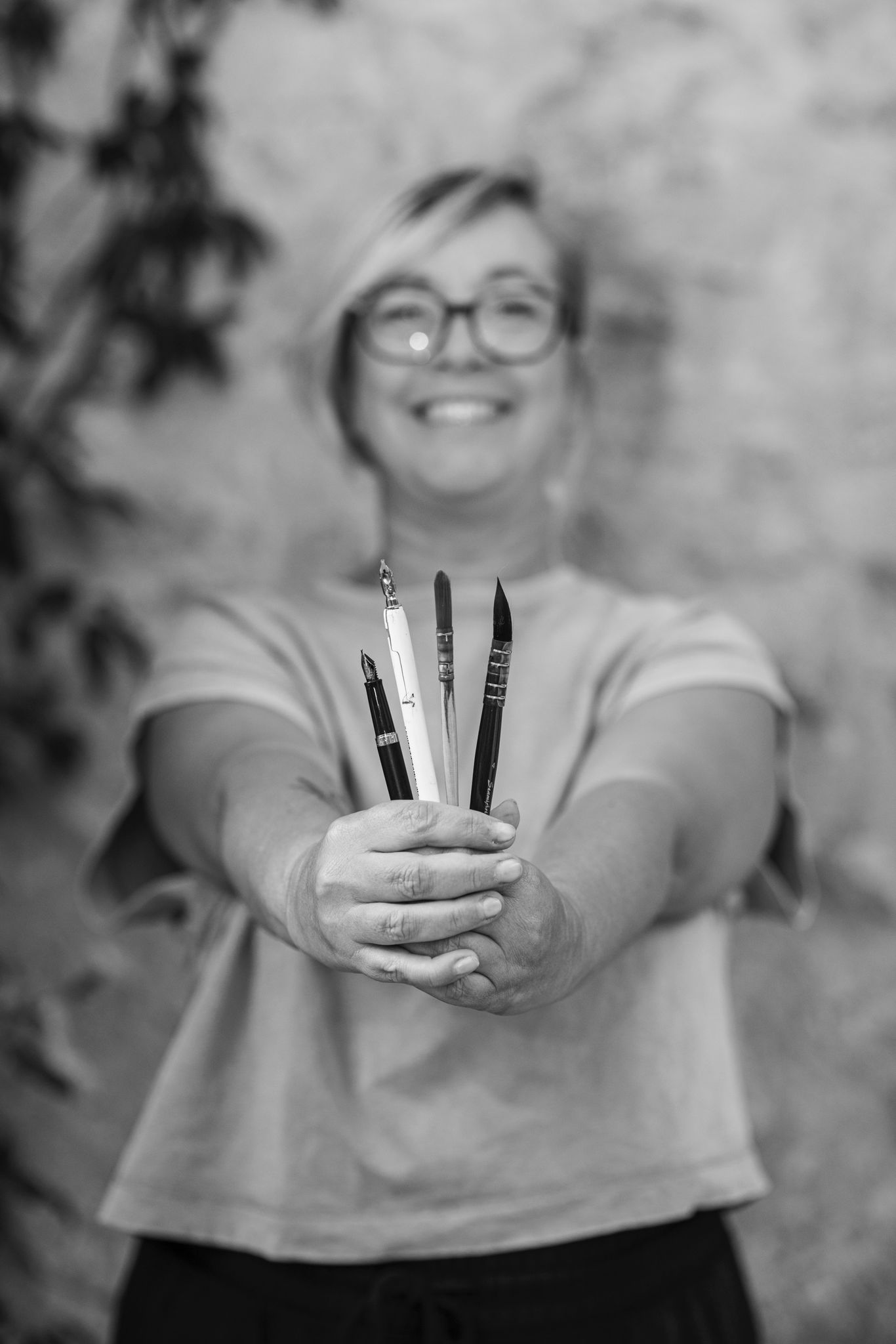 artiste graveur sur verre