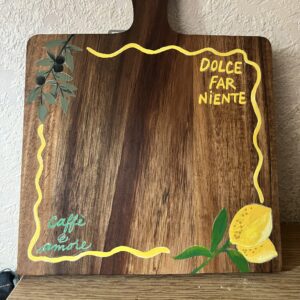 Atelier peinture sur planche apéro